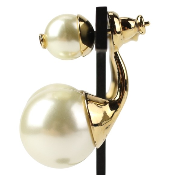 Dior CD Gold Gold Plated earring - Picture 2 of 10